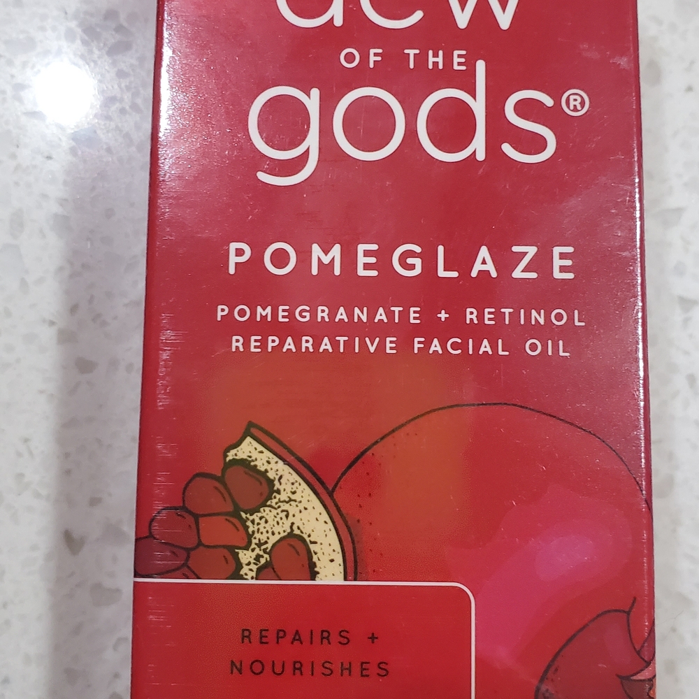Dew of the Gods Pomeglaze Reparative Facial Oil - Red